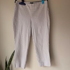 Jones New York Gray Striped Pants